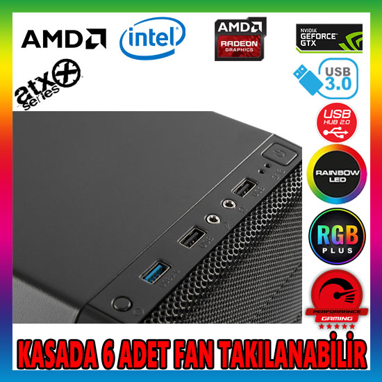 Rampage 66W Mesh Ön Panel Kasa Rampage 66W Mesh Ön Panel Kasa